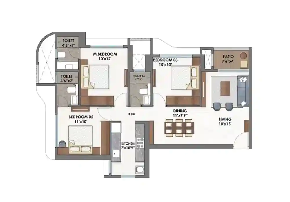 3 BHK